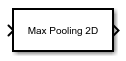 Max Pooling 2D Layer block