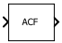 Autocorrelation block