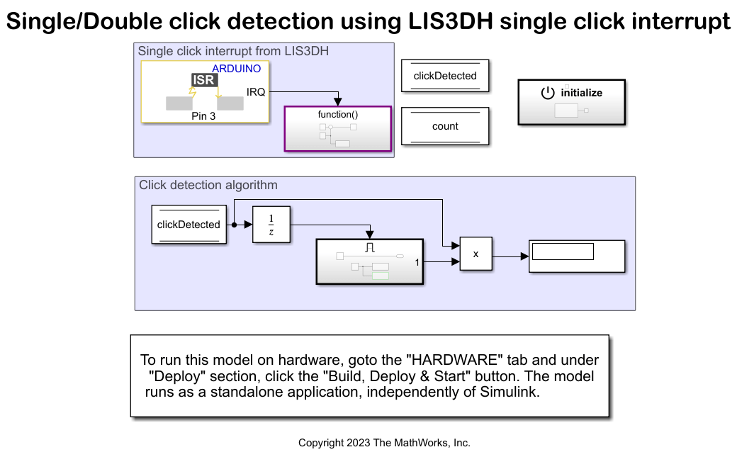 Detect Single and Double Clicks Using LIS3DH Single-Click Interrupt