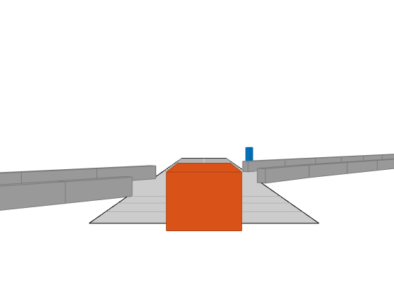 Figure contains an axes object. The hidden axes object with xlabel X (m), ylabel Y (m) contains 46 objects of type patch, line.