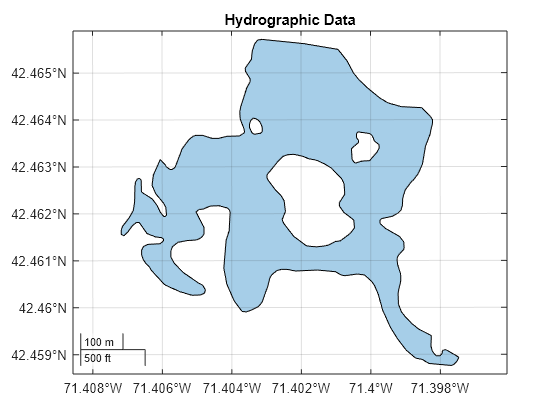 Figure contains an axes object with type mapaxes. The mapaxes object contains an object of type polygon.