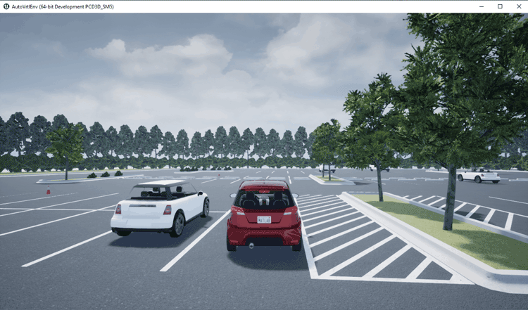 Visualize Automated Parking Valet Using Unreal Engine Simulation