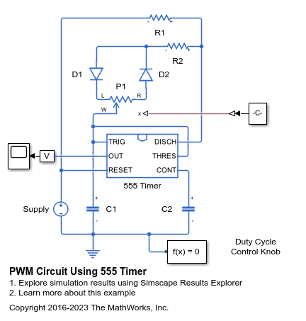 PWM Circuit Using 555 Timer