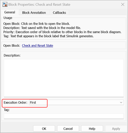 The Execution Order property list shows options for the subsystem.