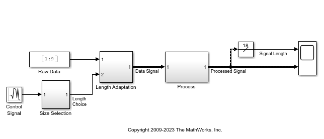 Variable-Size Signal Length Adaptation