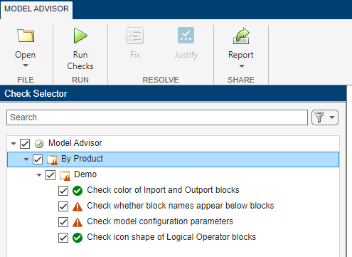 Create and Deploy Model Advisor Custom Configuration