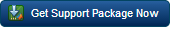 'Get Support Package' button. Click to view the HDL Coder support packages.