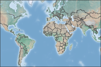 'colorterrain' basemap