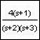 Block displaying a polynomial equation.