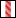 a red and pink striped vertical bar