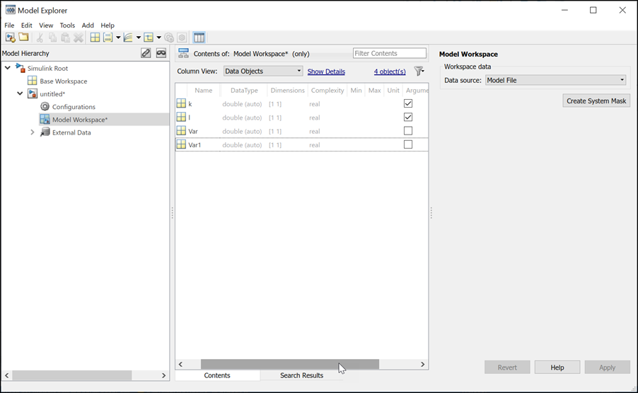 system mask model explorer