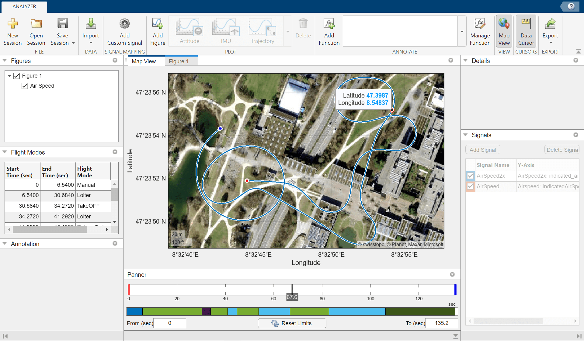 Flight Log Analyzer app