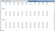 A very common question among new MATLAB users is how to store the results of a calculation done in a for loop. I covered how to do this when the result is a scalar However, I did not cover how to do this if you are creating a vector each time through