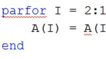 Convert <code>for</code>-loops to <code>parfor</code>-loops, and learn about factors governing the speedup of <code>parfor</code>-loops using Parallel Computing Toolbox.